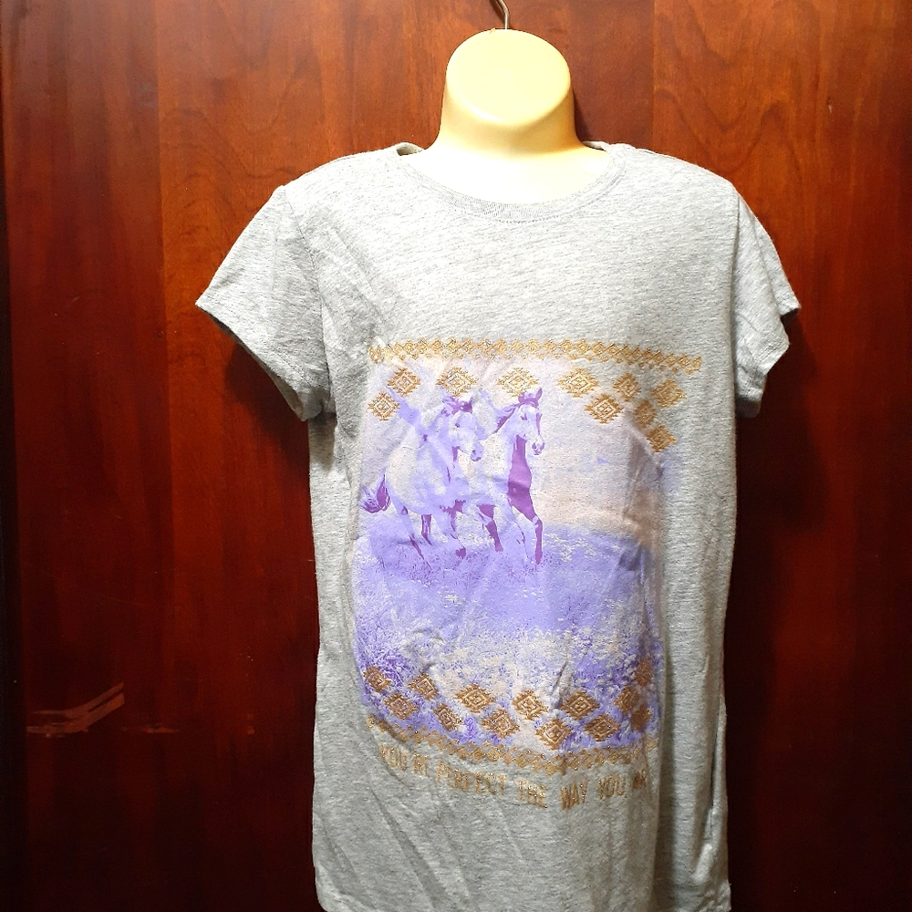 Children's place girls short sleeve shirt